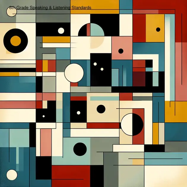 8th Grade Speaking & Listening Standards - Free Resources - Rubrics, Lesson Plans and Assessments