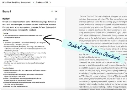 Grades and feedback