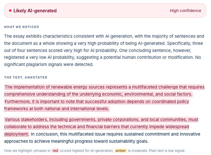 Likely AI-generated text
